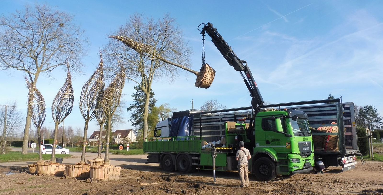 Chargement d'arbres
