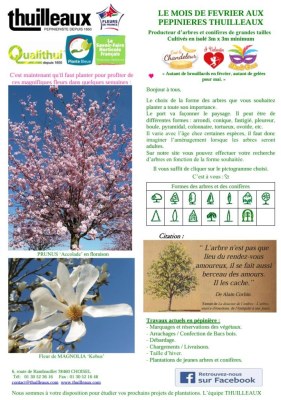 Lettre de Février 2026